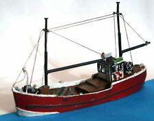 Wooden Fishing Trawler 64 NMB17 UNPAINTED N Gauge Scale Langley Models Kit