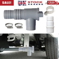 28mm Waste Water Drainage Tap Outlet With Bracket Caravan Motorhome Campervan