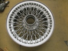 MWS 472 NOS unused Jaguar wire wheel  5K x 15 &2 spoke  flat hub E-type 240/340