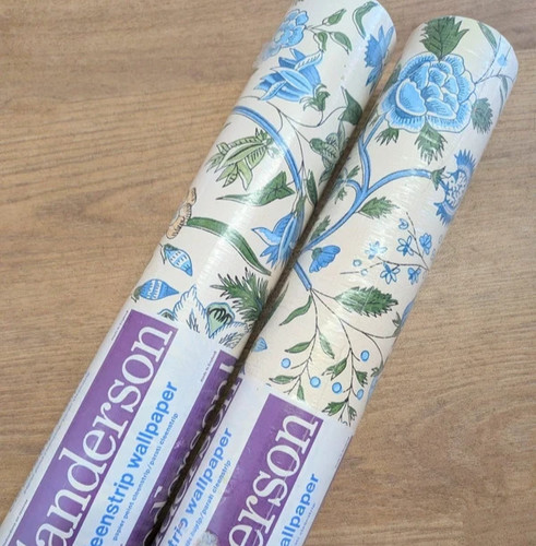 Sanderson vintage wallpaper - vintage,