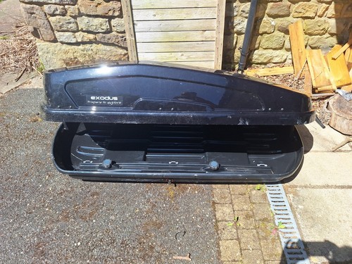 Halfords exodus 470l roof box - halfords,