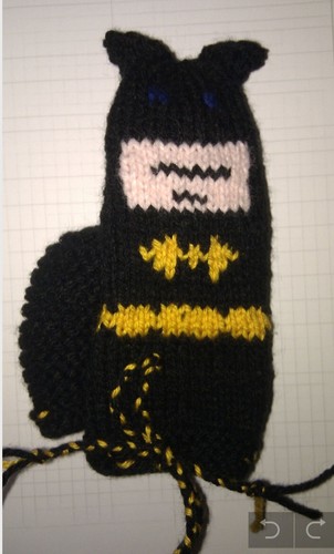 Batman hand knitted - batman, willy