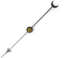 Hand for Aneroid Barometer Dial (Pointer Hand) 65mm/105mm - CH803