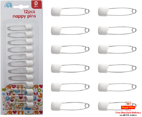 Pack nappy pins - pack,