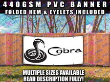 COBRA CB RADIO PVC BANNER shack shed sign Indoor Outdoor stall market shop