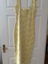 Zara Yellow Midi Dress with