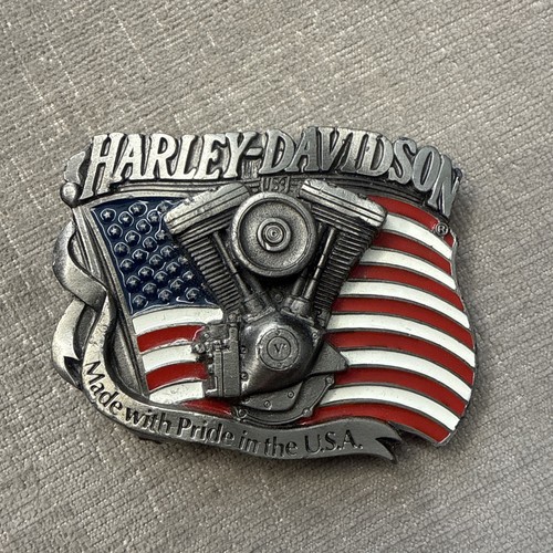 Harley davidson buckle - buckle, 1991