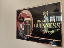 Vintage Guinness Mirror Irish