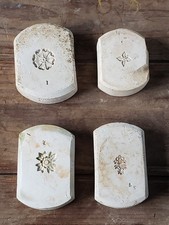 4 x ceramic wedgwood mould