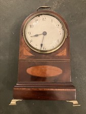 Edwardian Inlaid mantle Clock