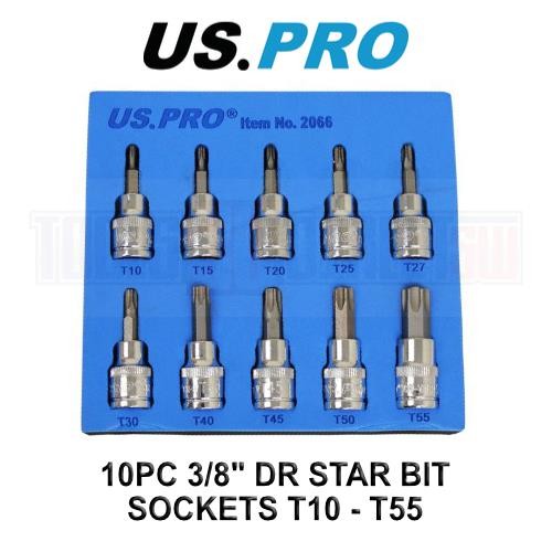 Pro 10pc 8dr torx star - torx, /
