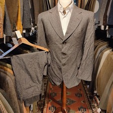 Vintage Mens 40s 34w Tweed