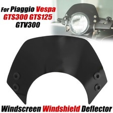 Windscreen Windshield Screen Deflector For Piaggio Vespa GTS 125 300 GTS300 GTV