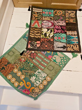 A SET OF "TWO" HANDMADE INDIAN