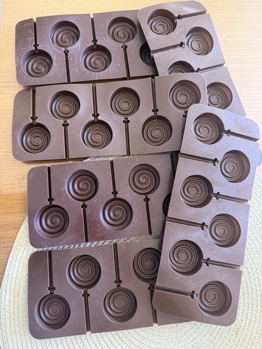 Silicone round lollipop mould - silicone,