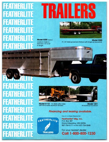1992 featherlite cattle - 1992,