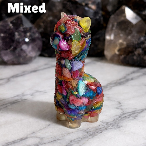 Alpaca crystal figurine - alpaca,