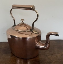 LARGE ANTIQUE COPPER KETTLE