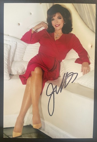 Joan collins signed autograph - joan,
