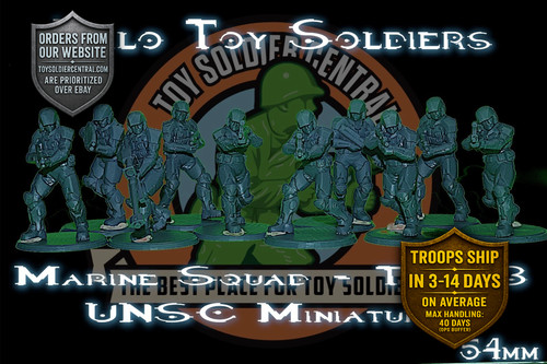 Halo toy soldiers marines - -,