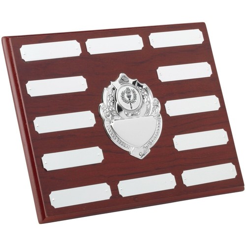 Wooden annual plaque year - annual, 12