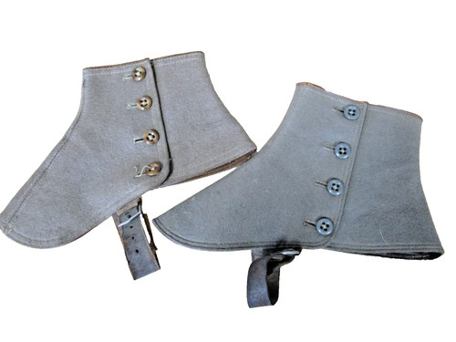 Spats gaiters vintage wool - spats,