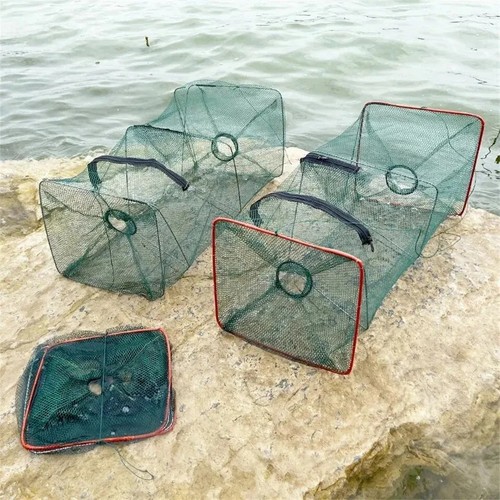 Collapsible cast net fish - cast, cage