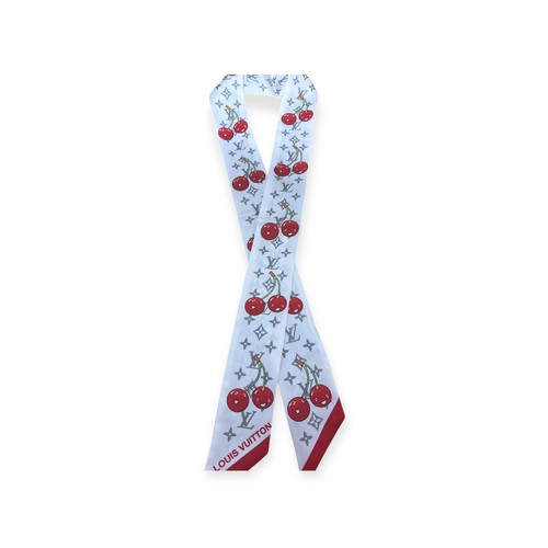 White cherry monogram - white,