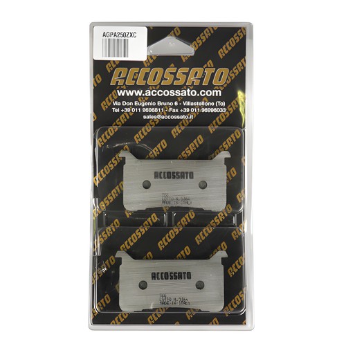 Front recessed brake pads for - front,