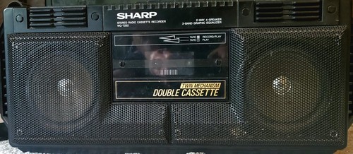 Vintage sharp dual cassette - vintage,