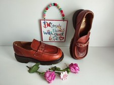 Dr Martens 1461 platform vintage england brown Adrian shoes UK 6 EU 39 US 8