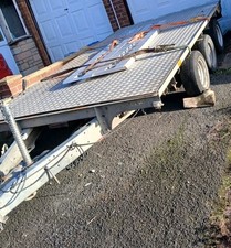 Triple Axel Car Trailer Car Transporter 2700kg Limit Bed 11 Foot 11 By 6 Foot 6