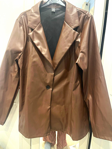 Shein women brown faux - shein,