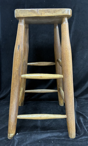 Vintage bar stool ash oak - vintage,