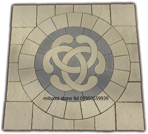 Love knot circle sq - 3m,