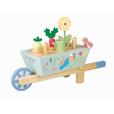 Toddler Wheelbarrow Orange Tree Toys Peter Rabbit Wooden  Wheelbarrow Playset