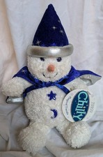 BNWT 2001 Tesco 'Magical Friends' - Chilly  Small Wizard Snowman Plush Soft Toy 