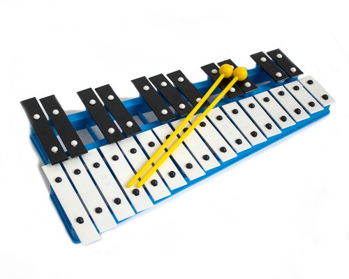 Blue chromatic glockenspiel - blue,
