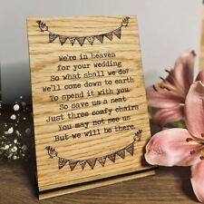 Wooden Wedding Remembrance