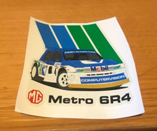 MG Metro 6R4 sticker decal