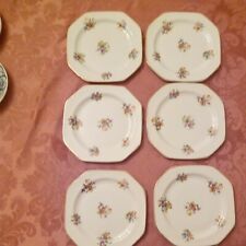 Vintage JHW & Sons Falcon Ware Art Deco Side Plates Roses 6"    X   6