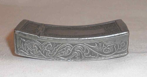 Antique pewter snuffbox snuff - pewter,