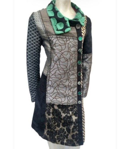 Desigual embroidered pachwork - desigual,