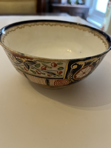 Crown derby imari slop bowl - crown,