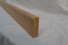 Bullnose solid oak - oak, skirting