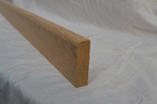 Bullnose solid oak skirting - solid,
