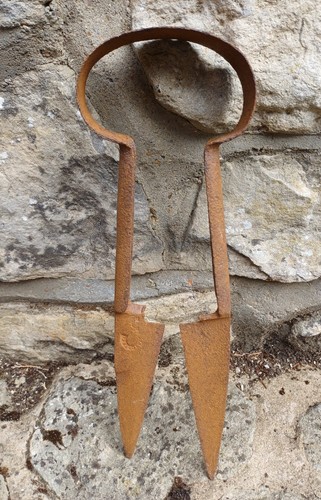 Antique cast steel hand sheep - antique,