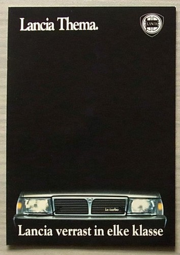 Lancia thema car - lancia, sales