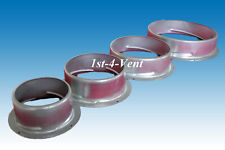 Galvanised Metal Flanged Spigots, Ducting Hydroponics Ventilation Extractor Fans