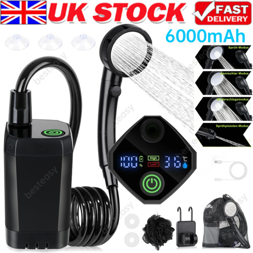 Portable camping shower - shower, usb